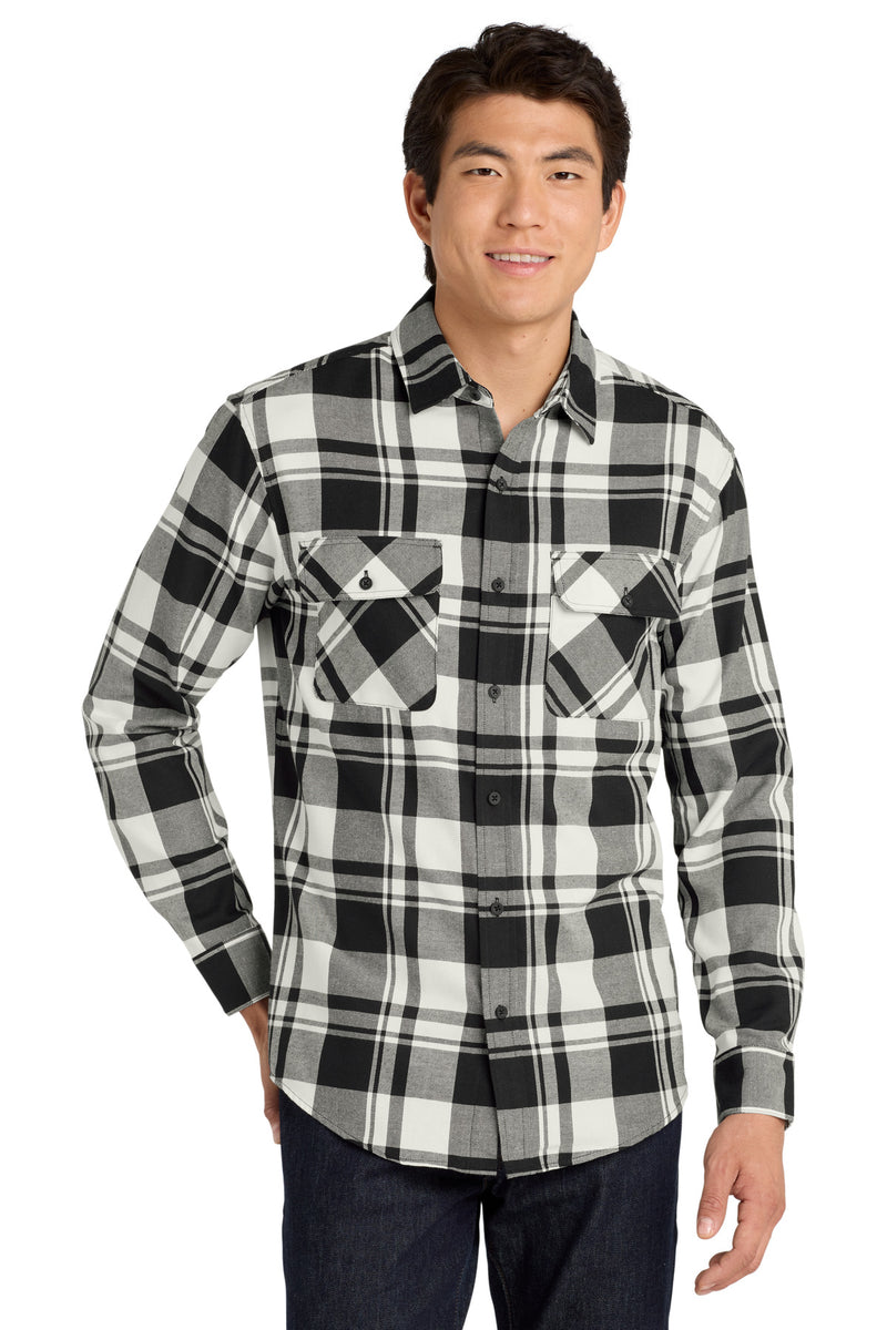 Load image into Gallery viewer, Port Authority Plaid Flannel Shirt. W668
