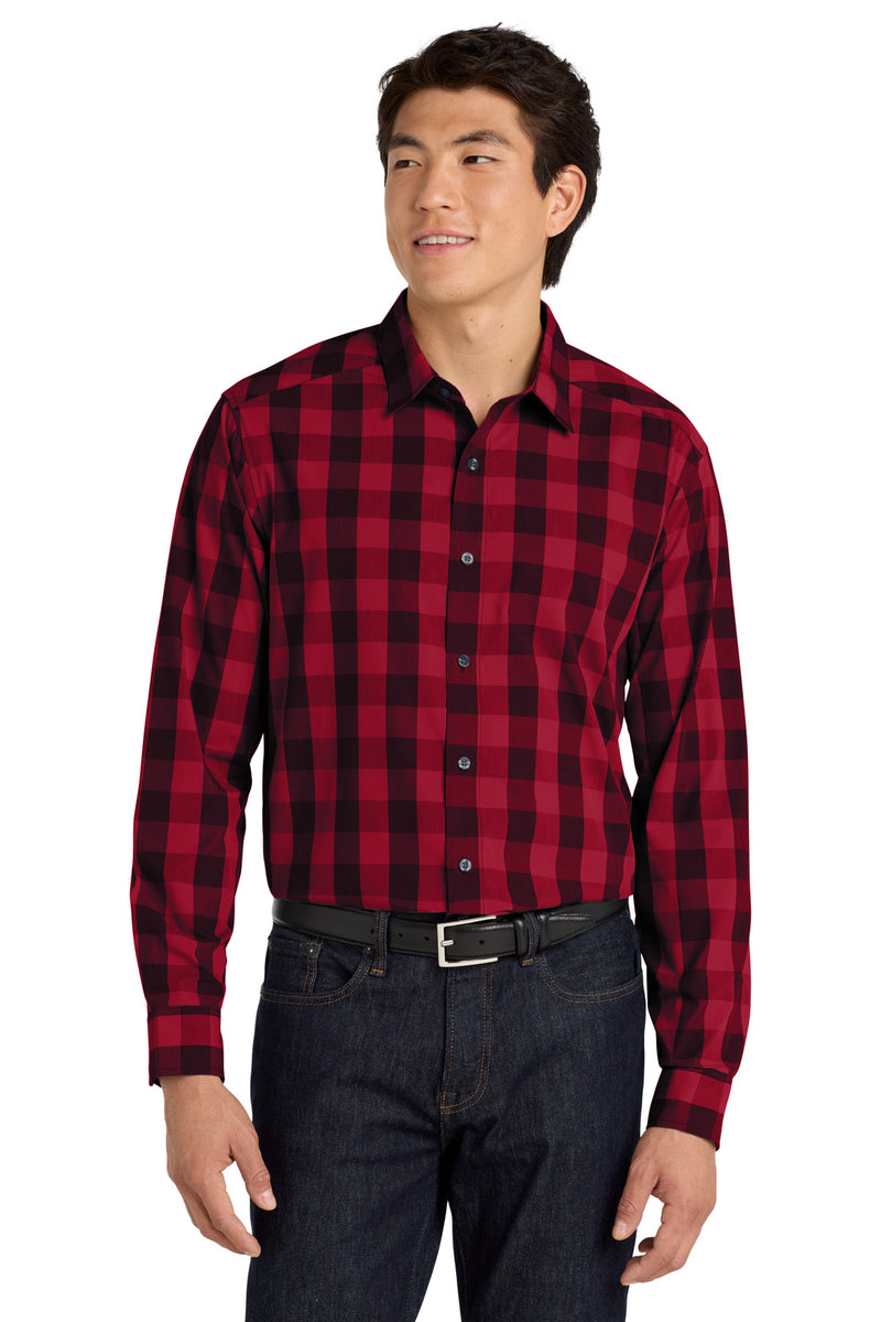 Load image into Gallery viewer, Port Authority  Everyday Plaid Shirt. W670
