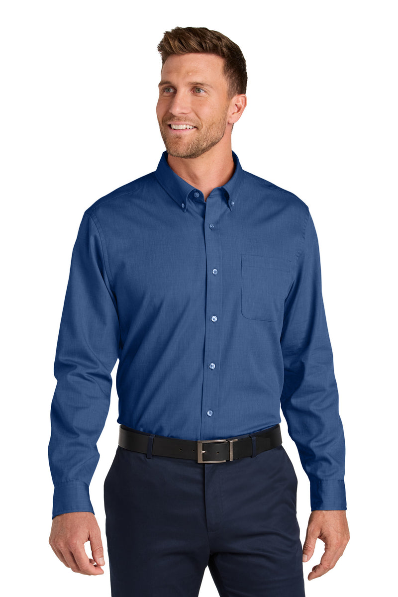 Load image into Gallery viewer, Port Authority Long Sleeve Nailhead Easy Care Shirt W816
