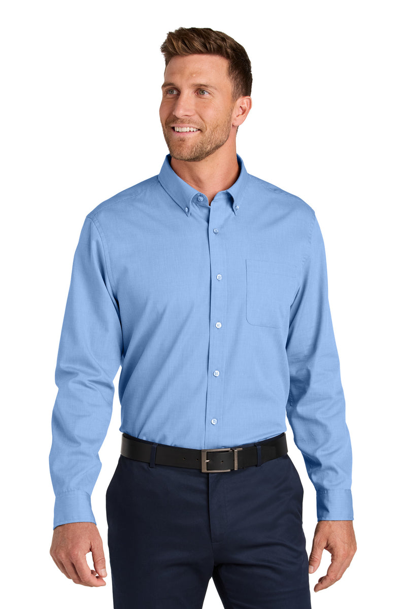 Load image into Gallery viewer, Port Authority Long Sleeve Nailhead Easy Care Shirt W816
