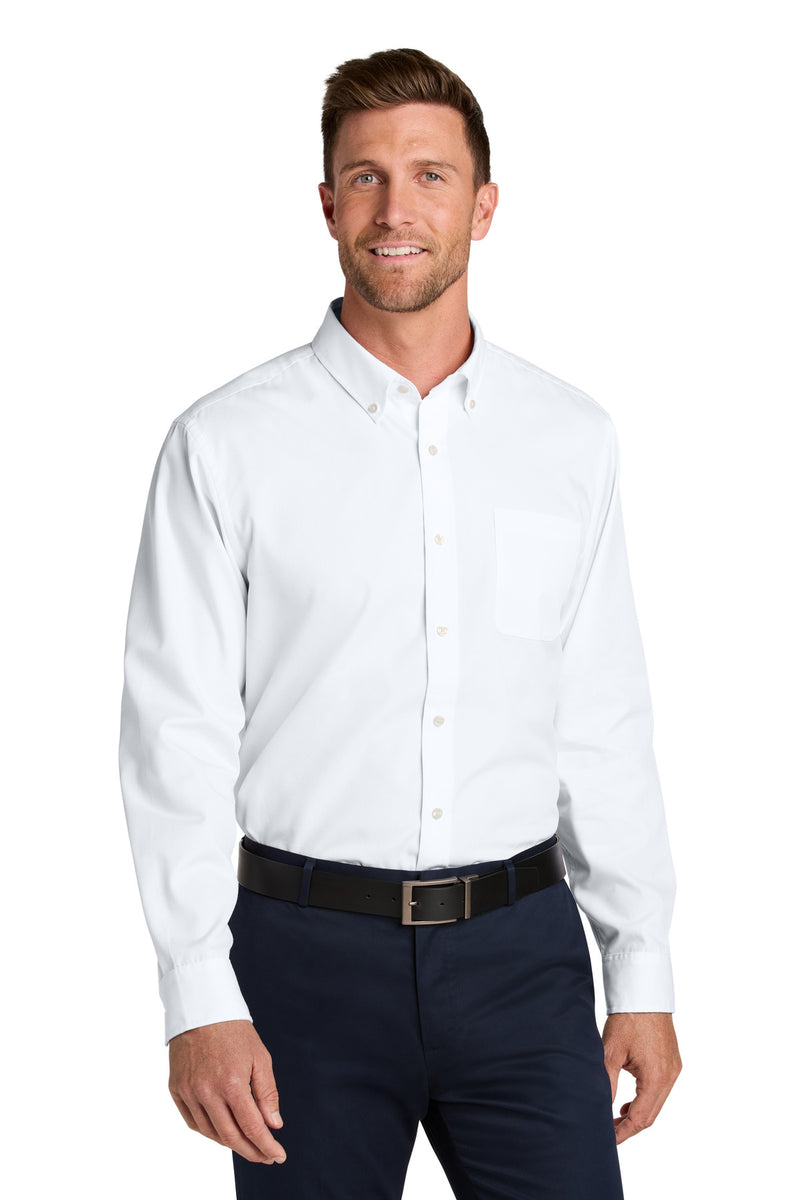 Load image into Gallery viewer, Port Authority Long Sleeve Nailhead Easy Care Shirt W816

