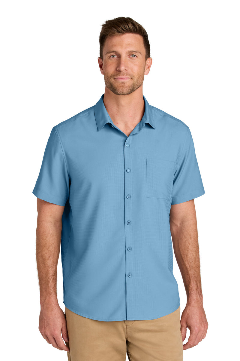 Load image into Gallery viewer, Port Authority Short Sleeve UV Dockside Shirt W963
