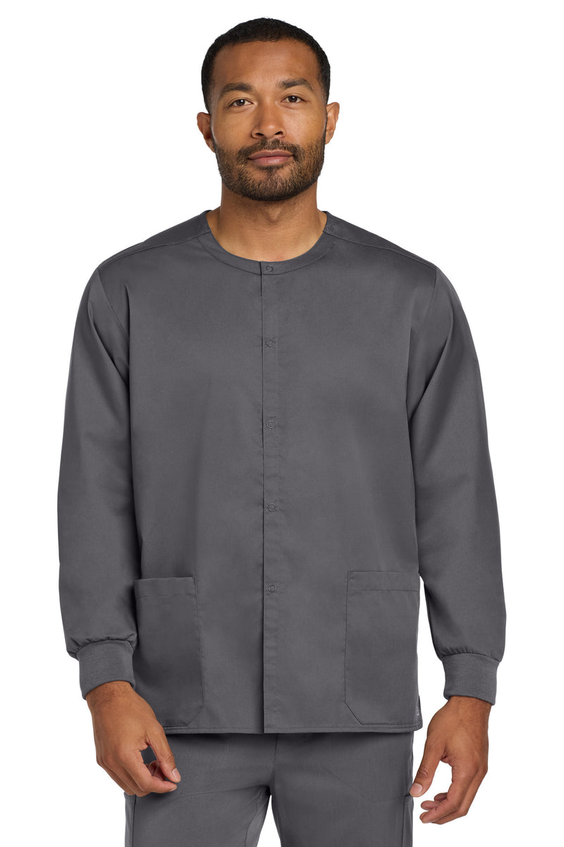 Load image into Gallery viewer, Wink Unisex WorkFlex Snap-Front Scrub Jacket WW3080
