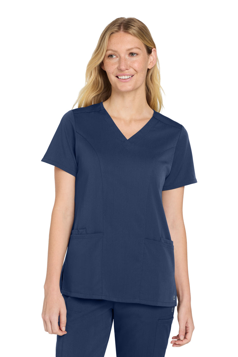 Load image into Gallery viewer, Wink Women&#39;s Premiere Flex V-Neck Top WW4168
