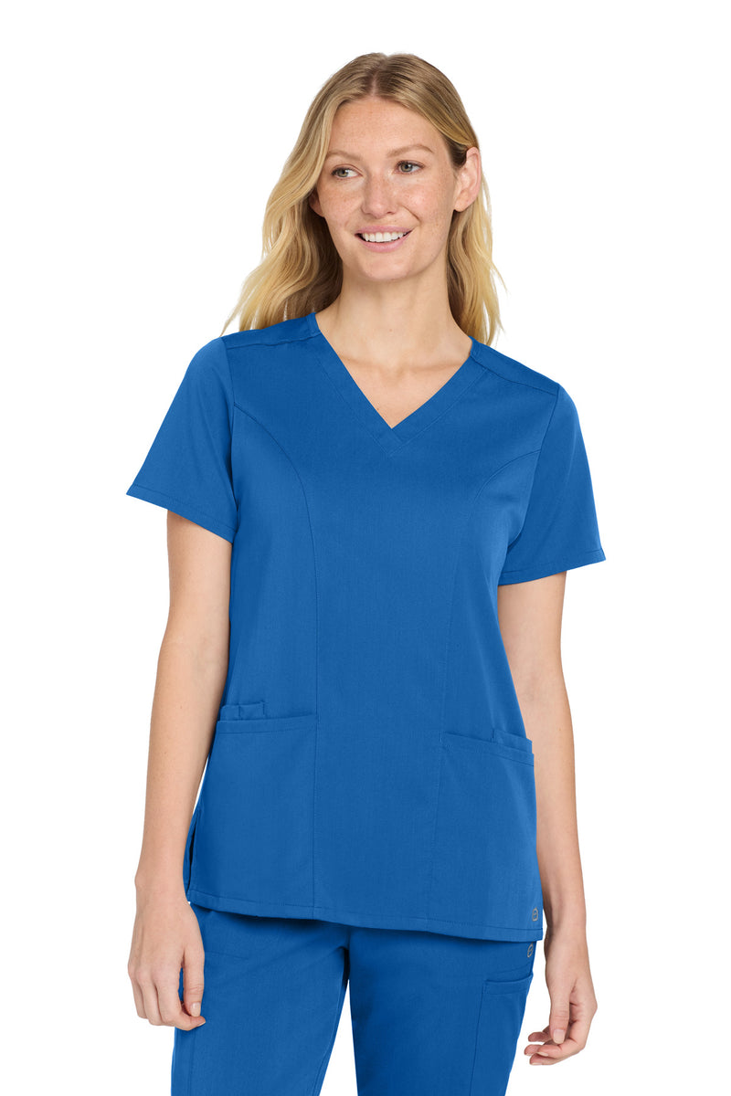 Load image into Gallery viewer, Wink Women&#39;s Premiere Flex V-Neck Top WW4168
