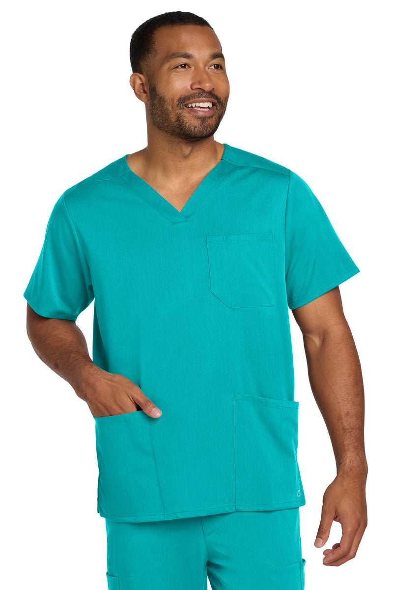 Load image into Gallery viewer, Wink Men&#39;s Premiere Flex V-Neck Top WW5068
