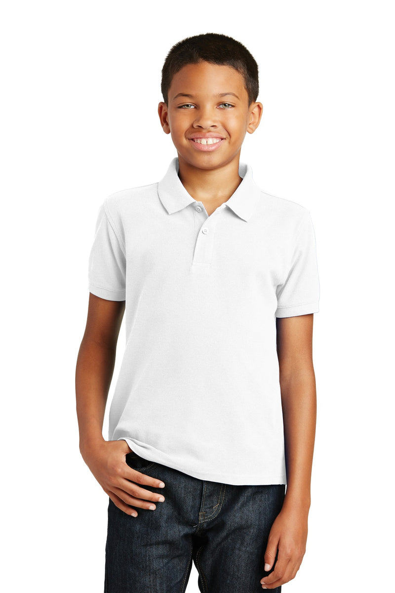 Load image into Gallery viewer, Port Authority Youth Core Classic Pique Polo. Y100
