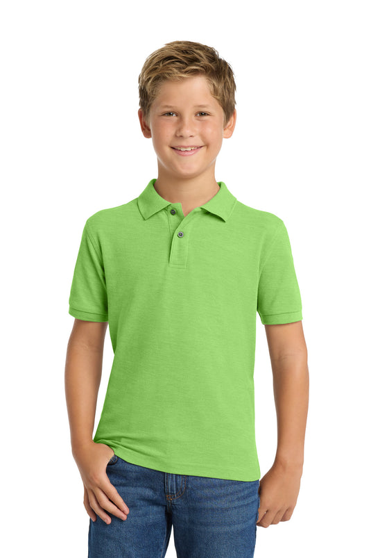Port Authority Youth Silk Touch Polo.  Y500