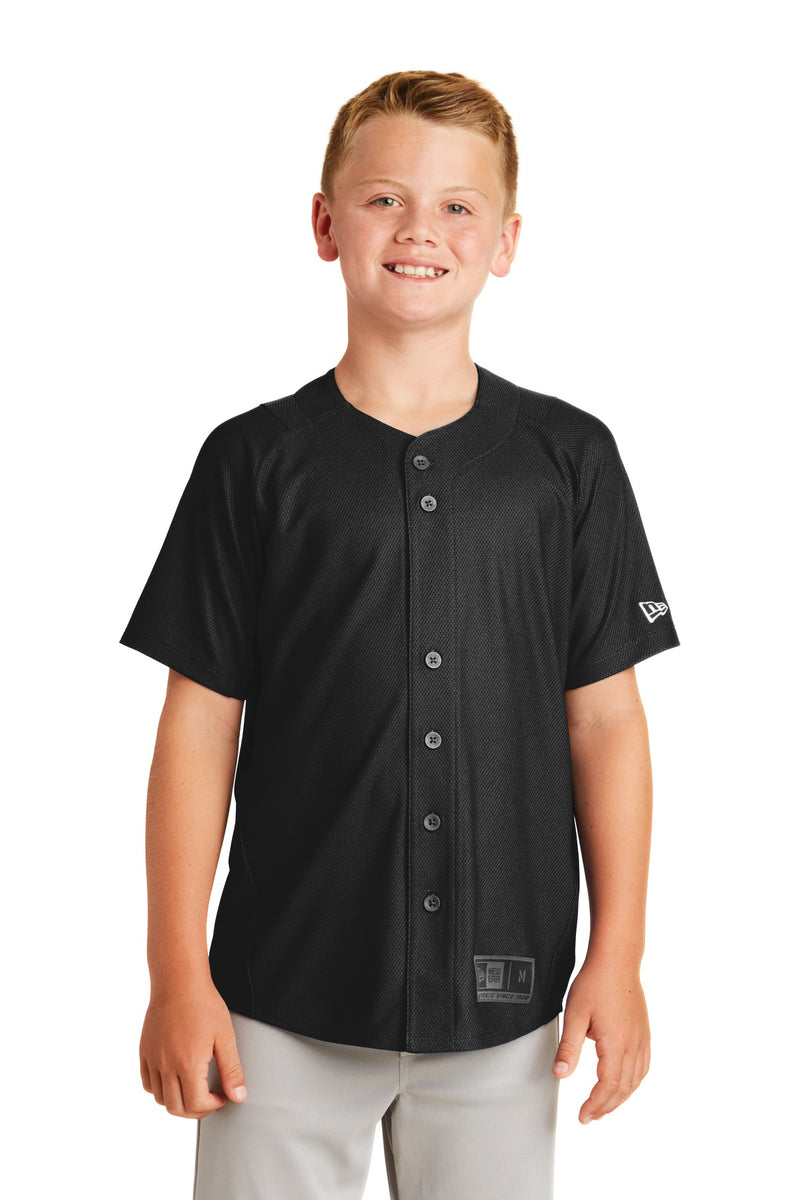 Load image into Gallery viewer, New Era  Youth Diamond Era Full-Button Jersey. YNEA220
