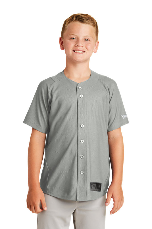 New Era  Youth Diamond Era Full-Button Jersey. YNEA220