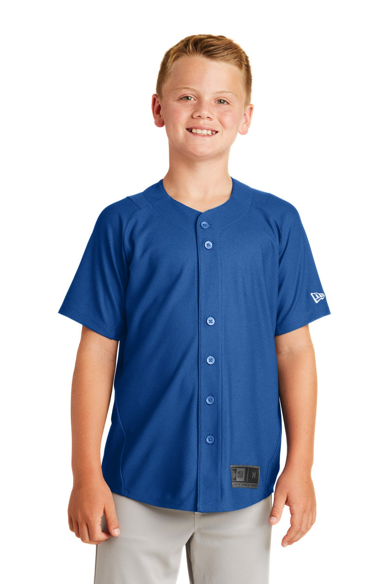 Load image into Gallery viewer, New Era  Youth Diamond Era Full-Button Jersey. YNEA220
