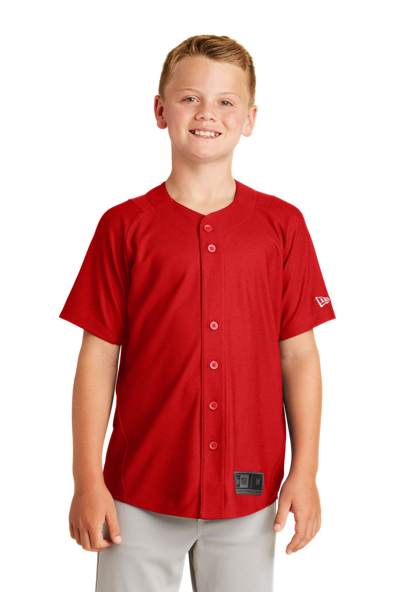 Load image into Gallery viewer, New Era  Youth Diamond Era Full-Button Jersey. YNEA220
