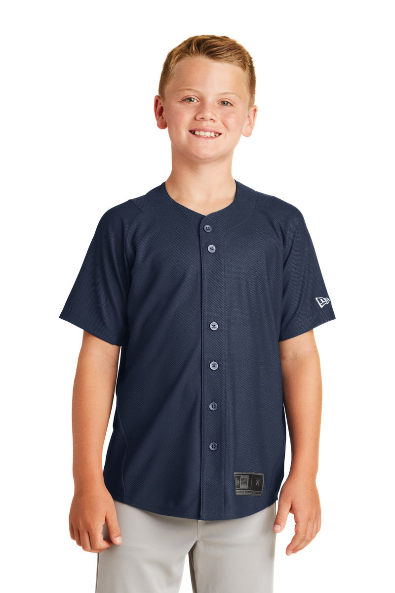 Load image into Gallery viewer, New Era  Youth Diamond Era Full-Button Jersey. YNEA220

