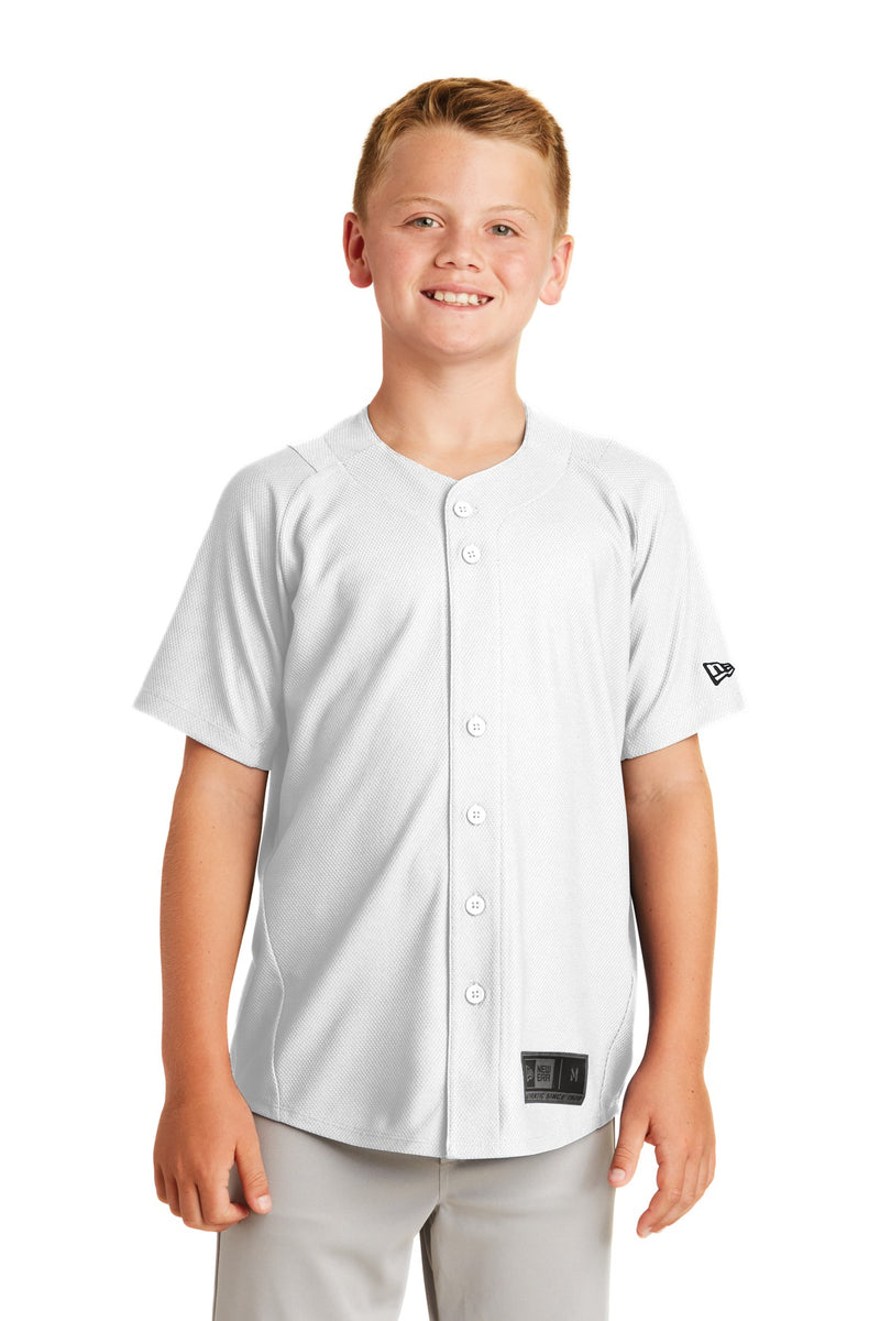 Load image into Gallery viewer, New Era  Youth Diamond Era Full-Button Jersey. YNEA220
