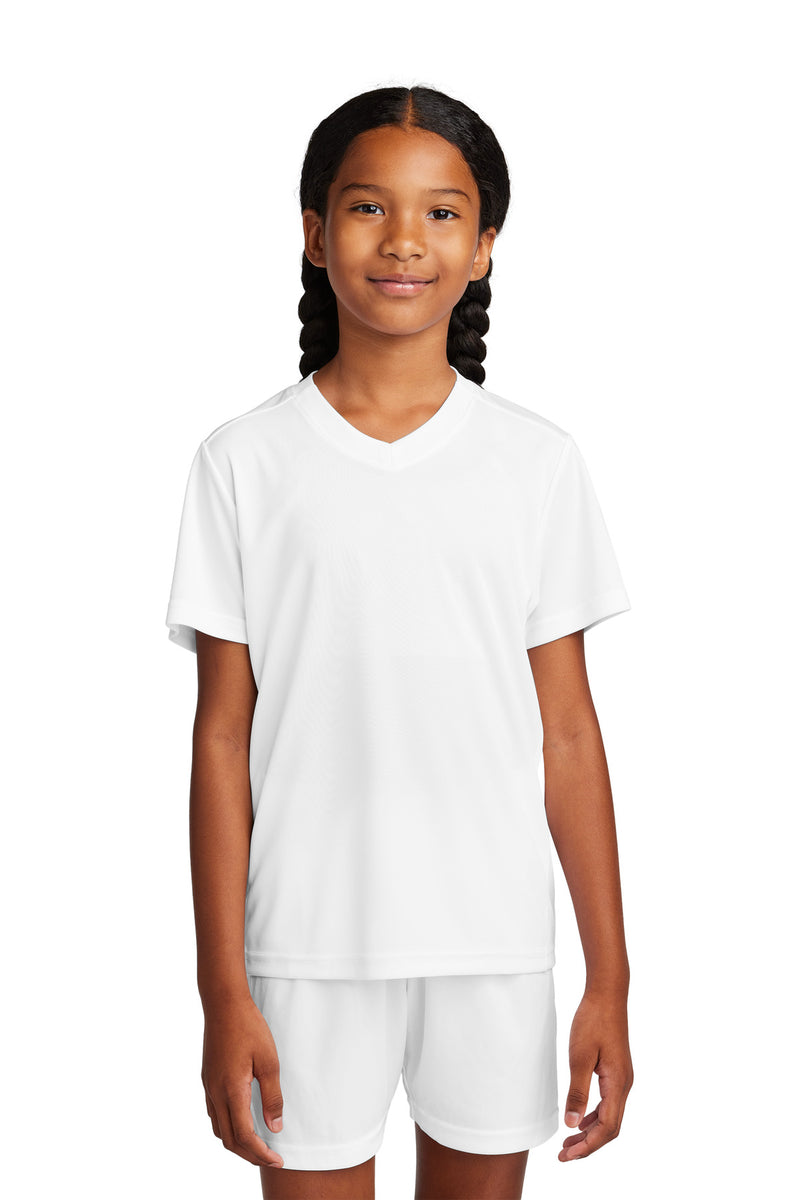 Load image into Gallery viewer, Sport-Tek Youth Competitor United V-Neck YST101
