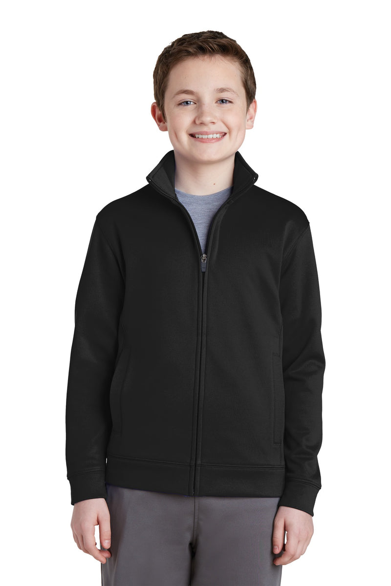 Load image into Gallery viewer, Sport-Tek Youth Sport-Wick Fleece Full-Zip Jacket.  YST241
