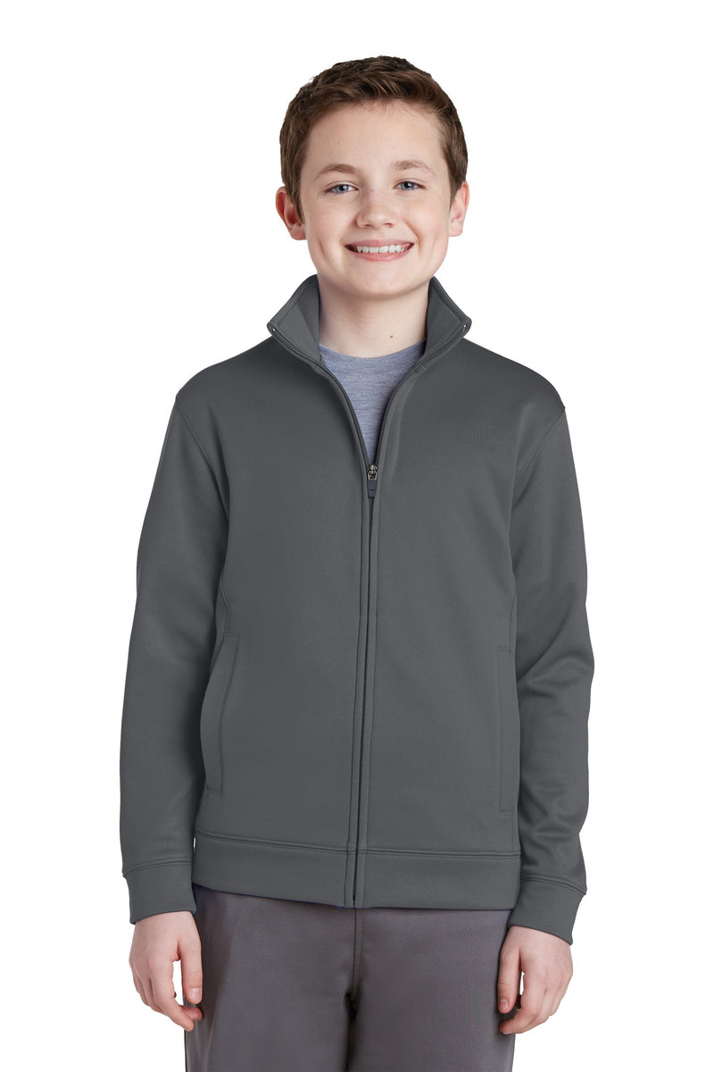 Load image into Gallery viewer, Sport-Tek Youth Sport-Wick Fleece Full-Zip Jacket.  YST241
