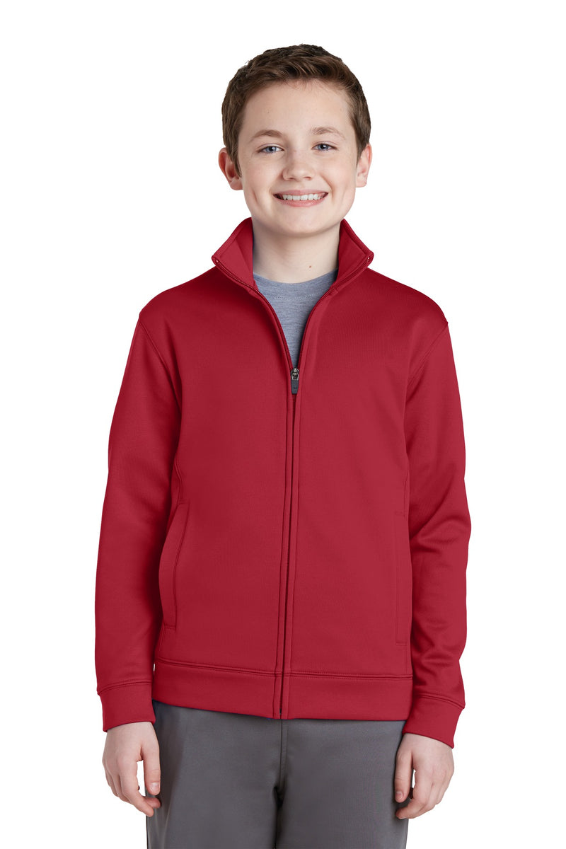 Load image into Gallery viewer, Sport-Tek Youth Sport-Wick Fleece Full-Zip Jacket.  YST241
