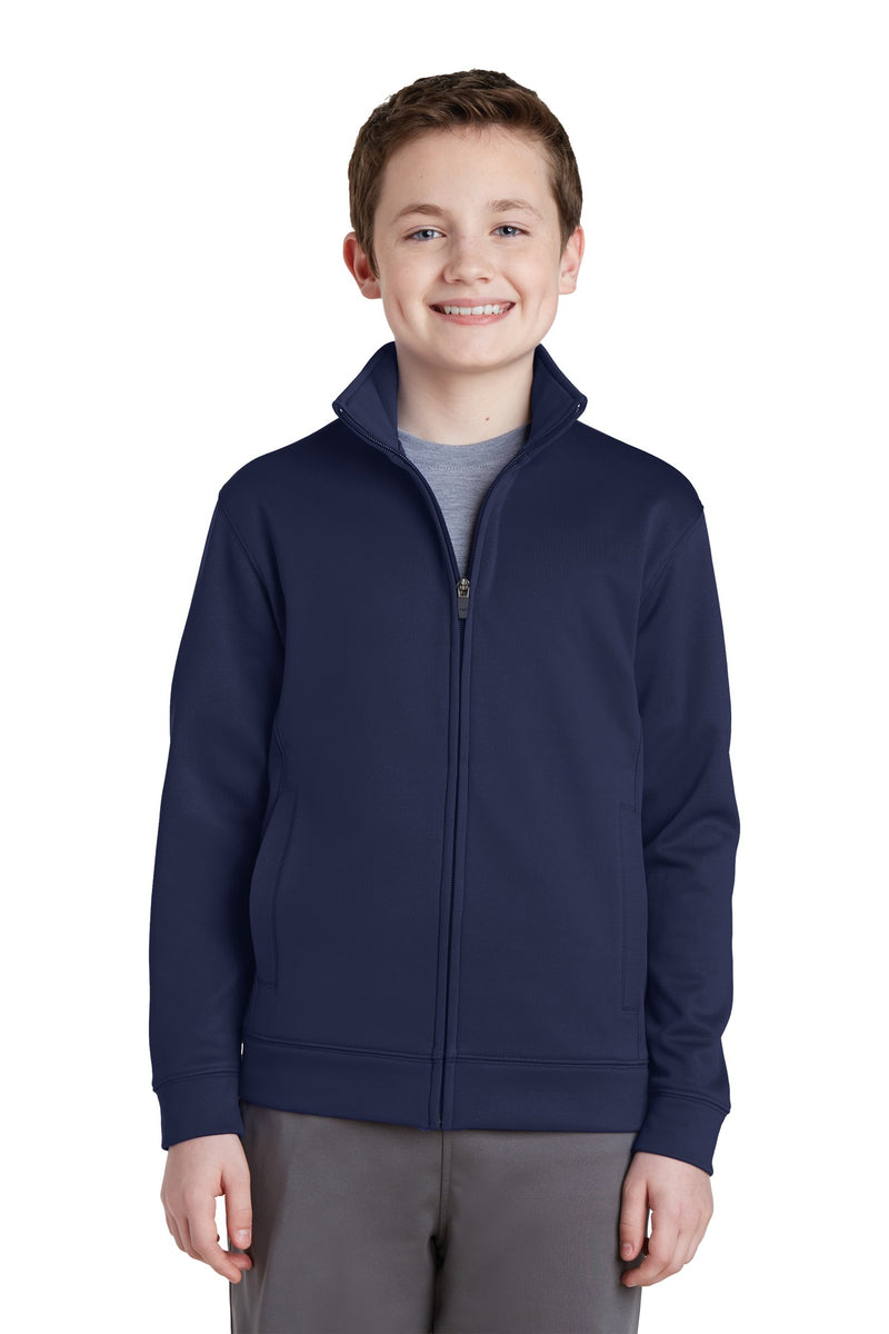 Load image into Gallery viewer, Sport-Tek Youth Sport-Wick Fleece Full-Zip Jacket.  YST241
