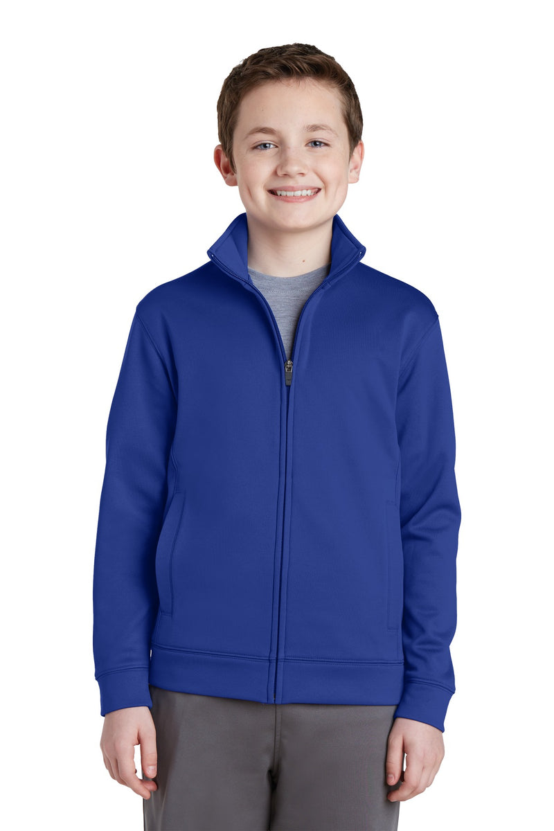 Load image into Gallery viewer, Sport-Tek Youth Sport-Wick Fleece Full-Zip Jacket.  YST241
