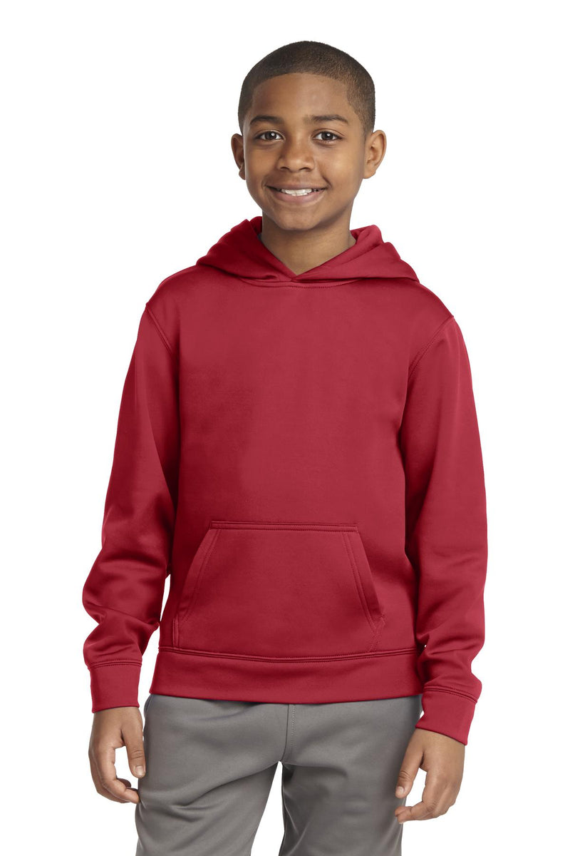 Load image into Gallery viewer, Sport-Tek Youth Sport-Wick Fleece Hooded Pullover. YST244
