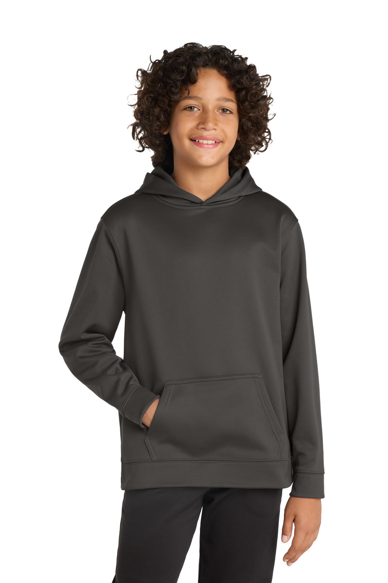 Load image into Gallery viewer, Sport-Tek Youth Sport-Wick Fleece Hooded Pullover. YST244
