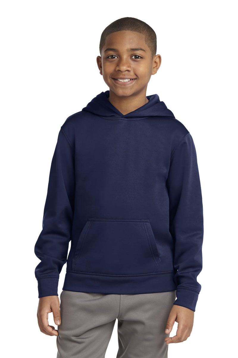 Load image into Gallery viewer, Sport-Tek Youth Sport-Wick Fleece Hooded Pullover. YST244
