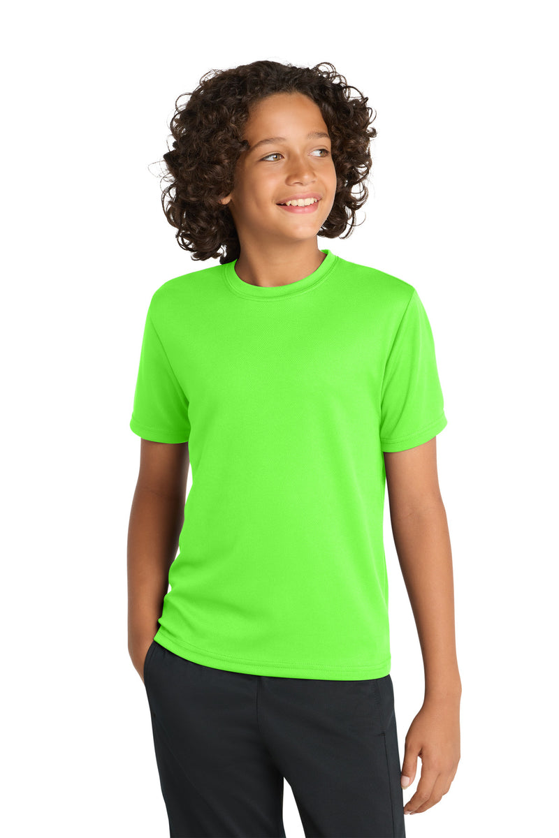 Load image into Gallery viewer, Sport-Tek Youth PosiCharge RacerMesh Tee. YST340
