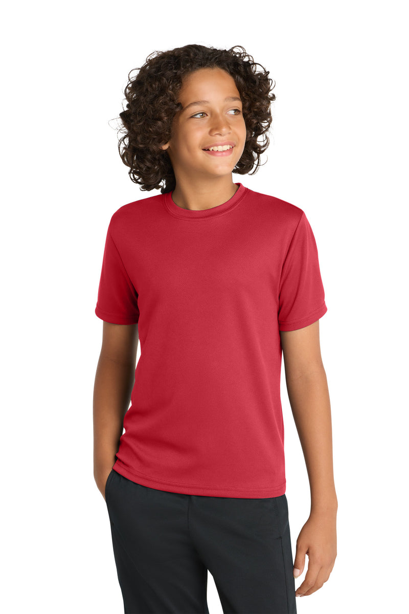 Load image into Gallery viewer, Sport-Tek Youth PosiCharge RacerMesh Tee. YST340
