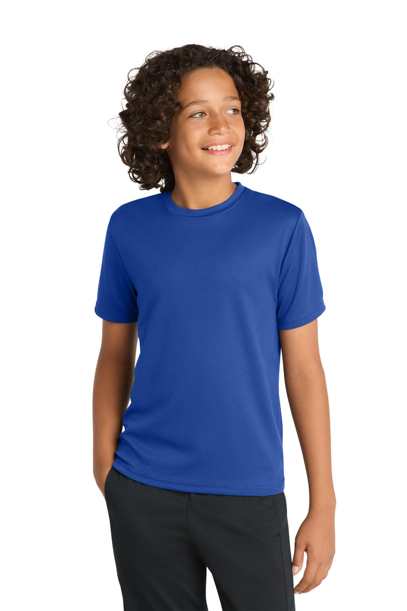 Load image into Gallery viewer, Sport-Tek Youth PosiCharge RacerMesh Tee. YST340
