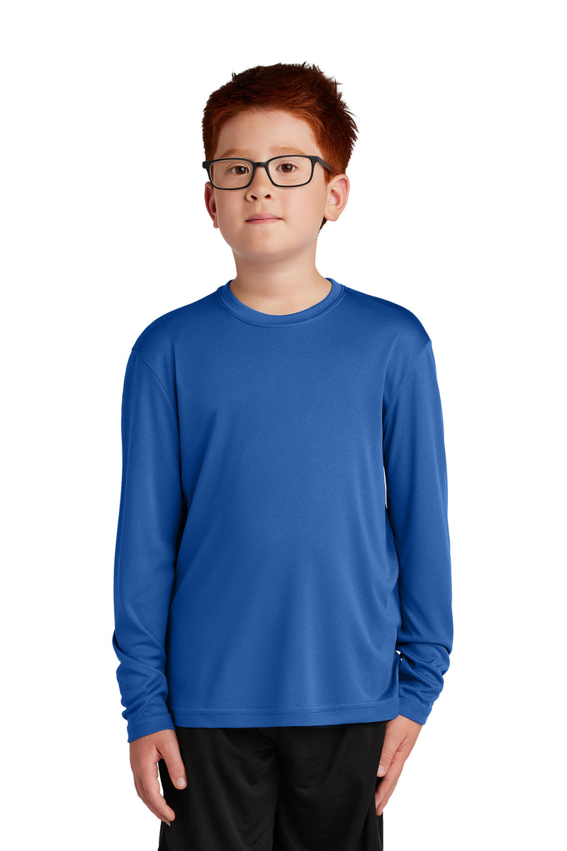 Load image into Gallery viewer, Sport-Tek Youth Long Sleeve PosiCharge Competitor Tee. YST350LS

