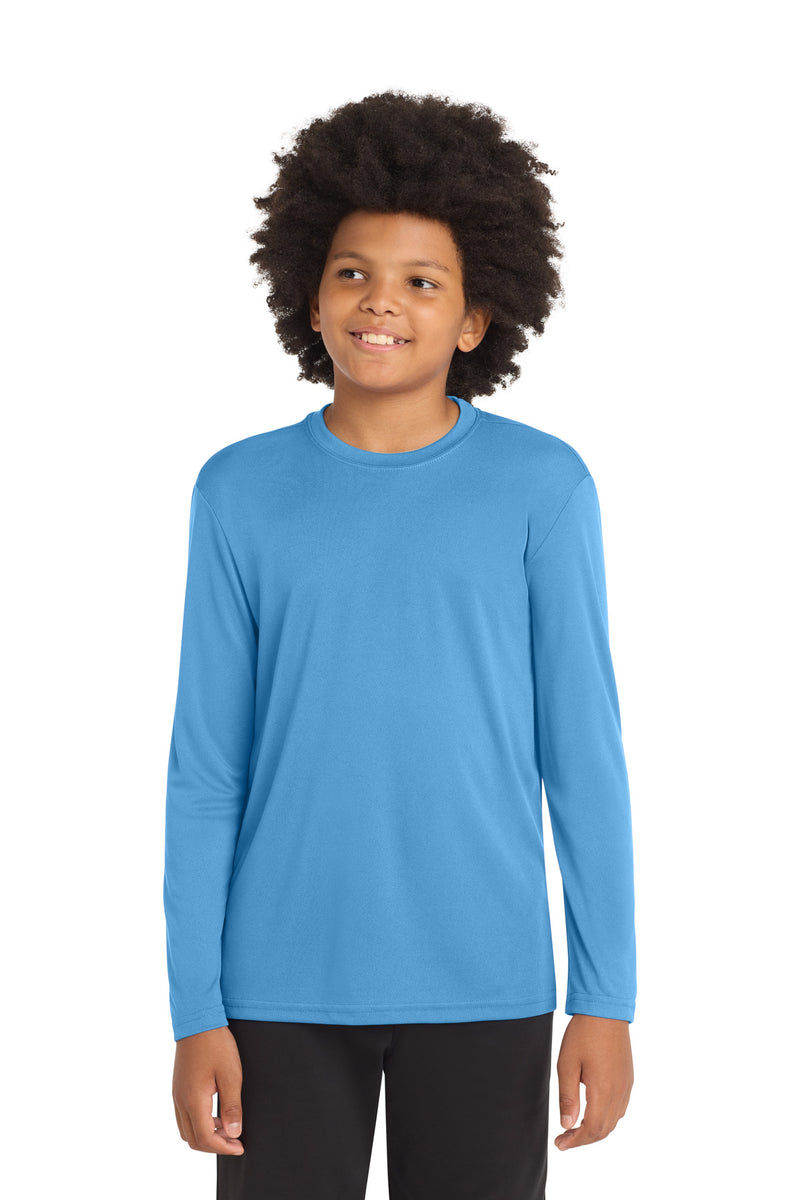 Load image into Gallery viewer, Sport-Tek Youth Long Sleeve PosiCharge Competitor Tee. YST350LS
