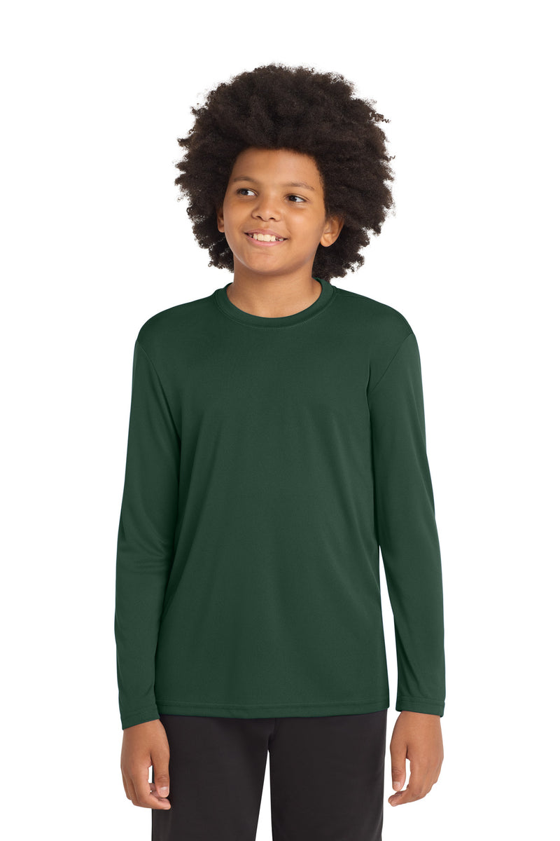 Load image into Gallery viewer, Sport-Tek Youth Long Sleeve PosiCharge Competitor Tee. YST350LS
