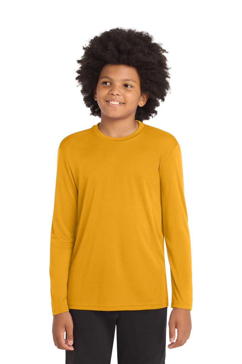 Load image into Gallery viewer, Sport-Tek Youth Long Sleeve PosiCharge Competitor Tee. YST350LS

