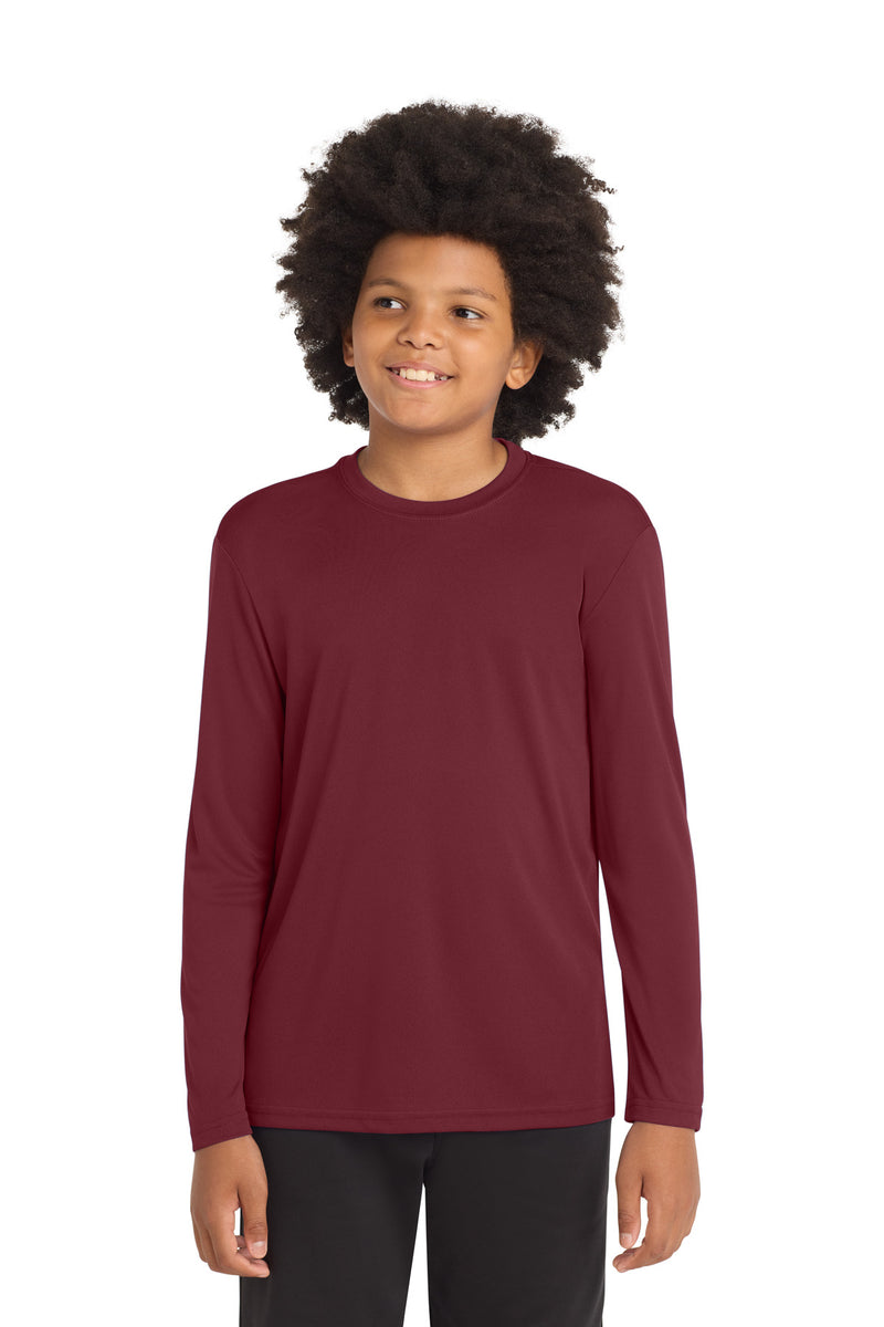 Load image into Gallery viewer, Sport-Tek Youth Long Sleeve PosiCharge Competitor Tee. YST350LS
