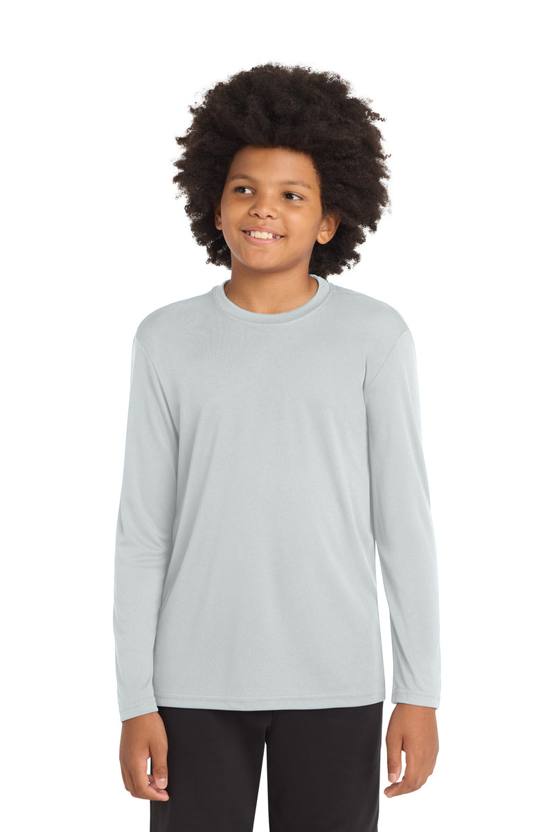 Load image into Gallery viewer, Sport-Tek Youth Long Sleeve PosiCharge Competitor Tee. YST350LS
