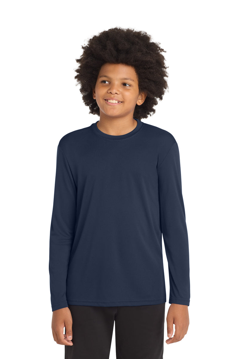 Load image into Gallery viewer, Sport-Tek Youth Long Sleeve PosiCharge Competitor Tee. YST350LS
