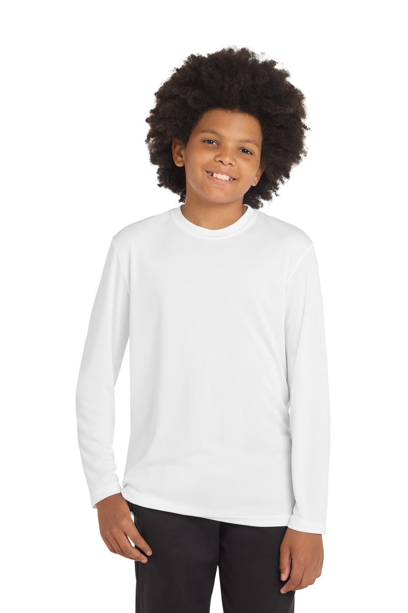Load image into Gallery viewer, Sport-Tek Youth Long Sleeve PosiCharge Competitor Tee. YST350LS
