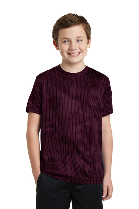 Sport-Tek Youth CamoHex Tee. YST370