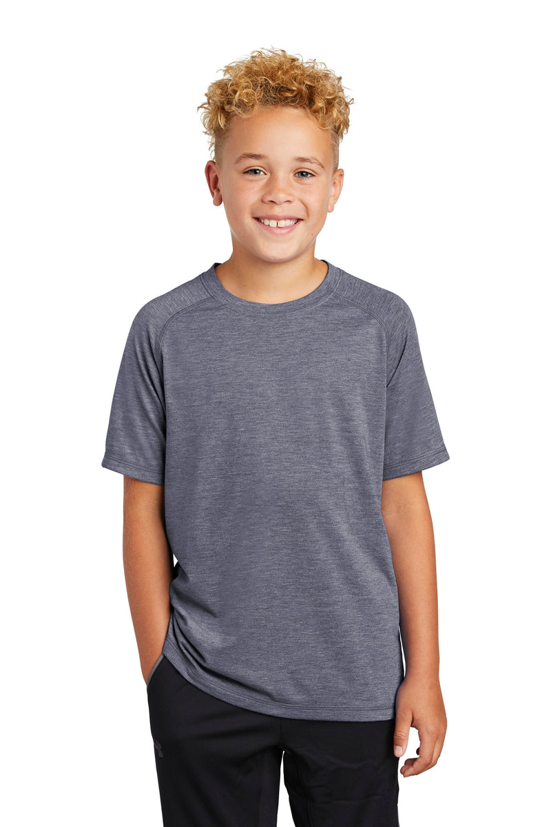 Load image into Gallery viewer, Sport-Tek  Youth PosiCharge  Tri-Blend Wicking Raglan Tee. YST400
