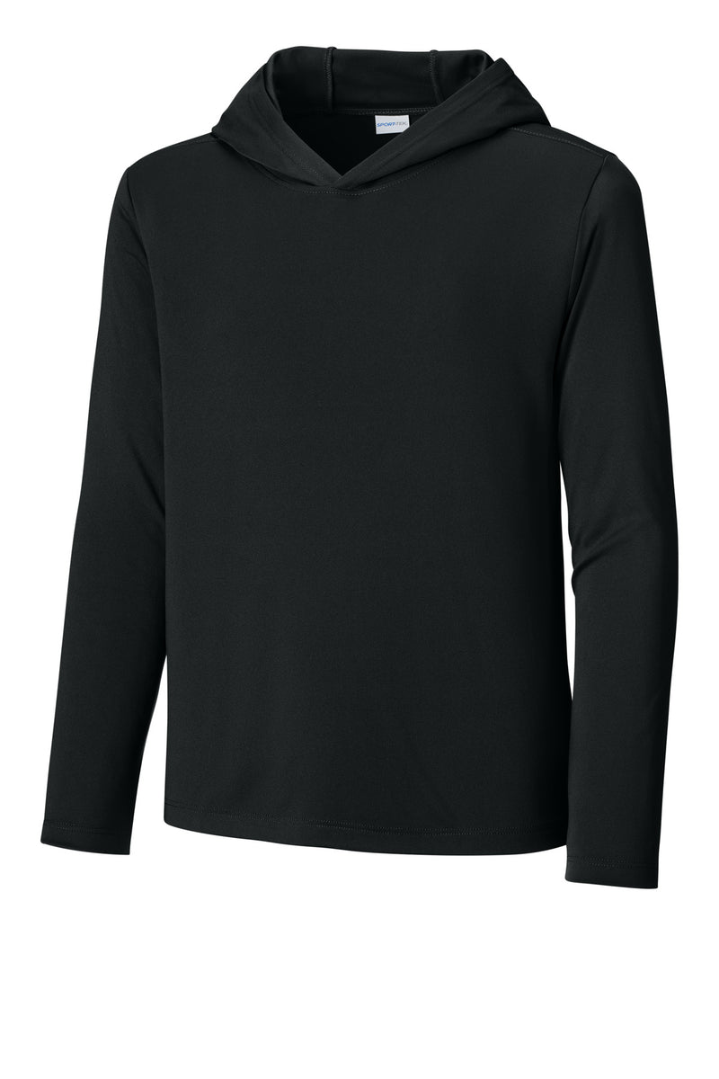 Load image into Gallery viewer, Sport-Tek Youth Posi-UV Pro Long Sleeve Hoodie YST420LSH
