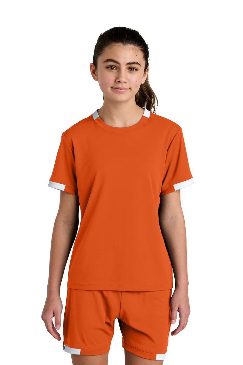 Load image into Gallery viewer, Sport-Tek Youth Club Short Sleeve Crew YST440
