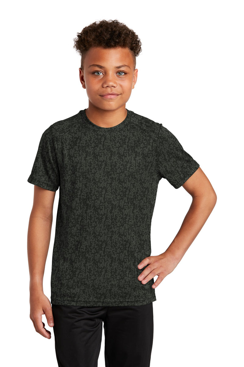 Load image into Gallery viewer, Sport-Tek  Youth Digi Camo Tee. YST460

