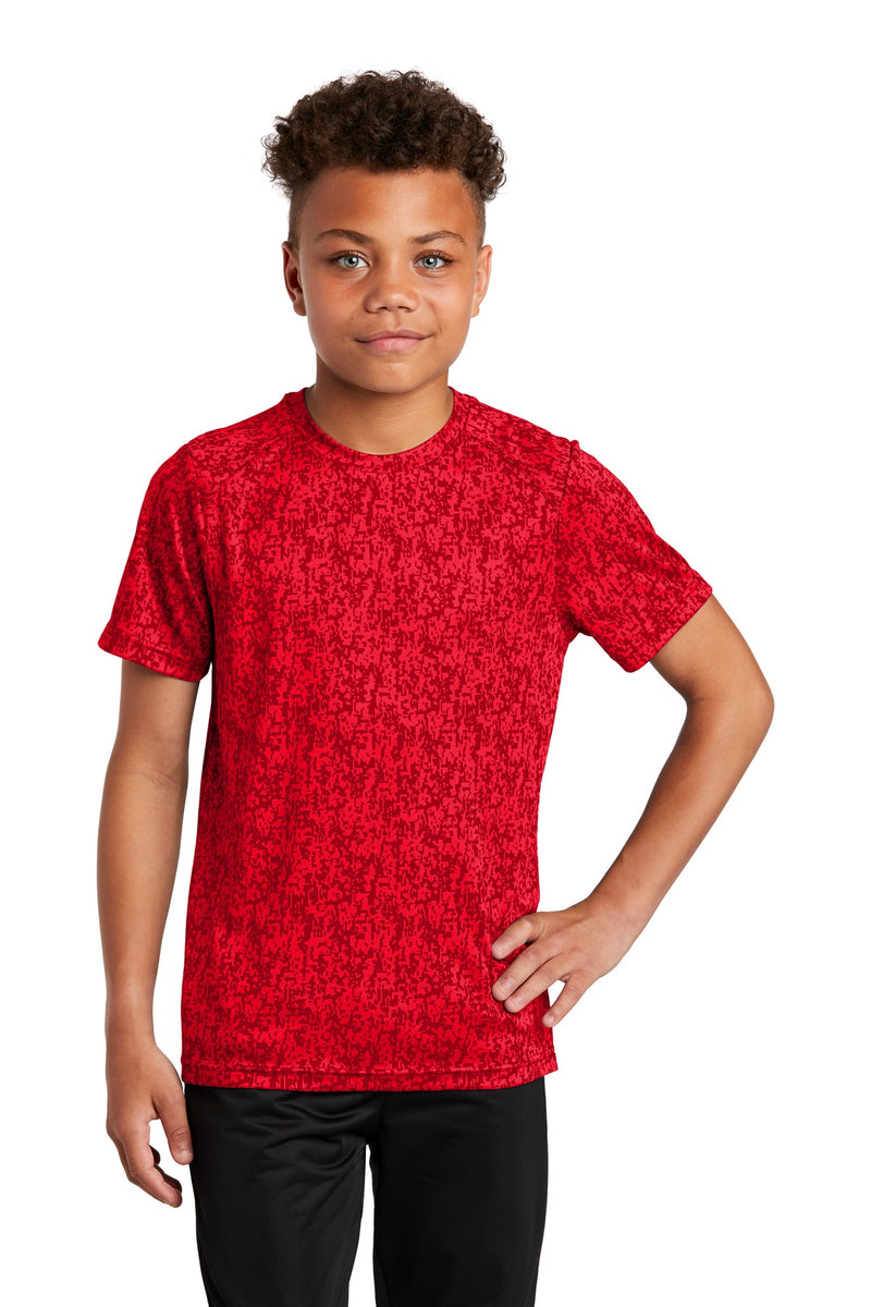 Load image into Gallery viewer, Sport-Tek  Youth Digi Camo Tee. YST460
