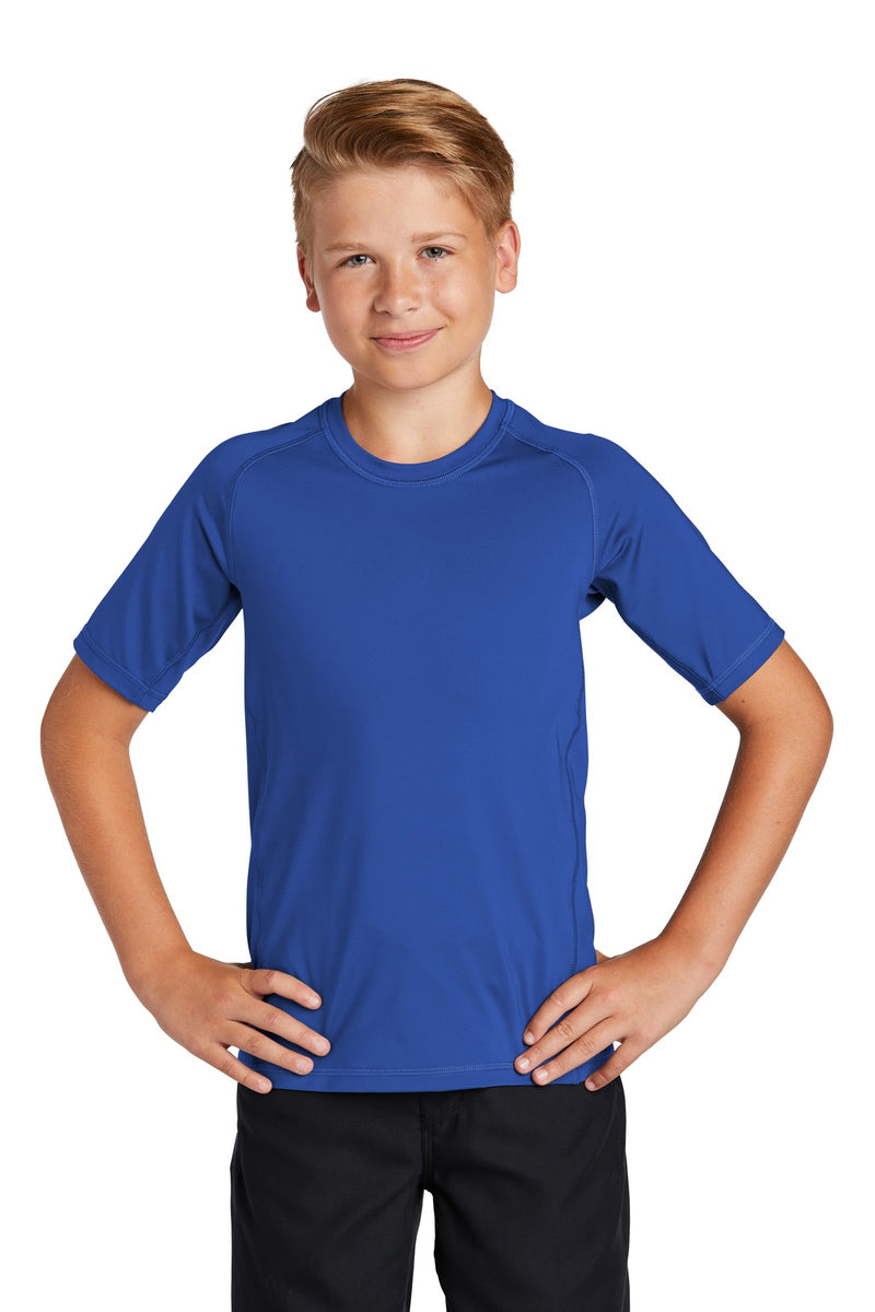 Load image into Gallery viewer, Sport-Tek  Youth Rashguard Tee. YST470
