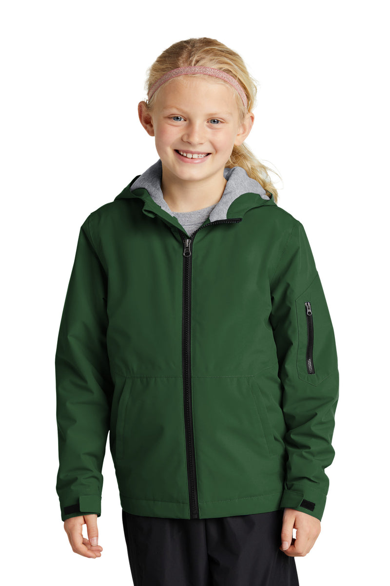 Load image into Gallery viewer, Sport-Tek Youth Waterproof Insulated Jacket YST56
