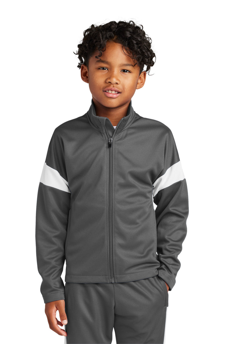 Load image into Gallery viewer, Sport-Tek Youth Travel Full-Zip Jacket YST800
