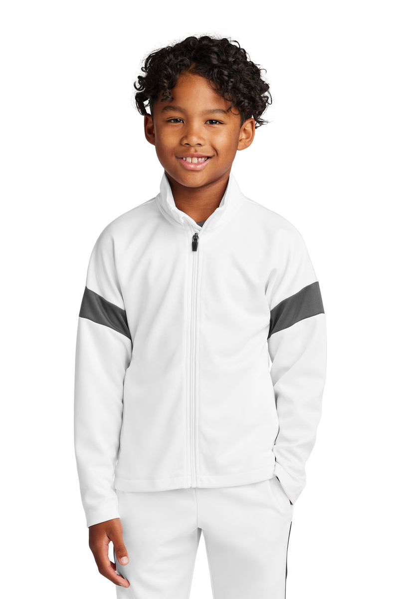 Load image into Gallery viewer, Sport-Tek Youth Travel Full-Zip Jacket YST800
