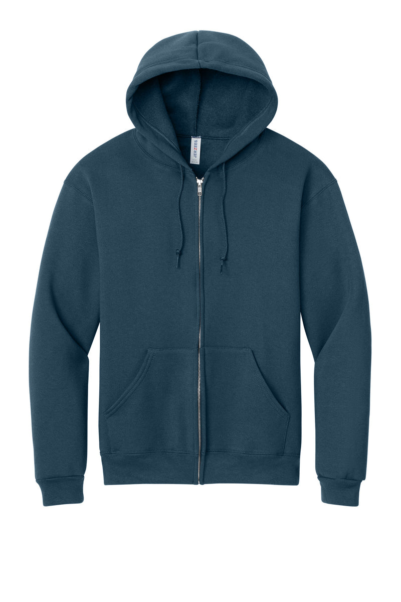 Load image into Gallery viewer, Jerzees Rugged Unisex Full-Zip Hooded Sweatshirt Z12M
