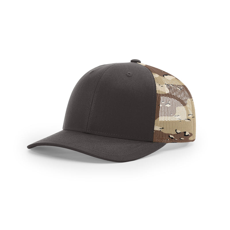 Load image into Gallery viewer, Richardson 112PM | Printed Mesh Trucker | Split Colors
